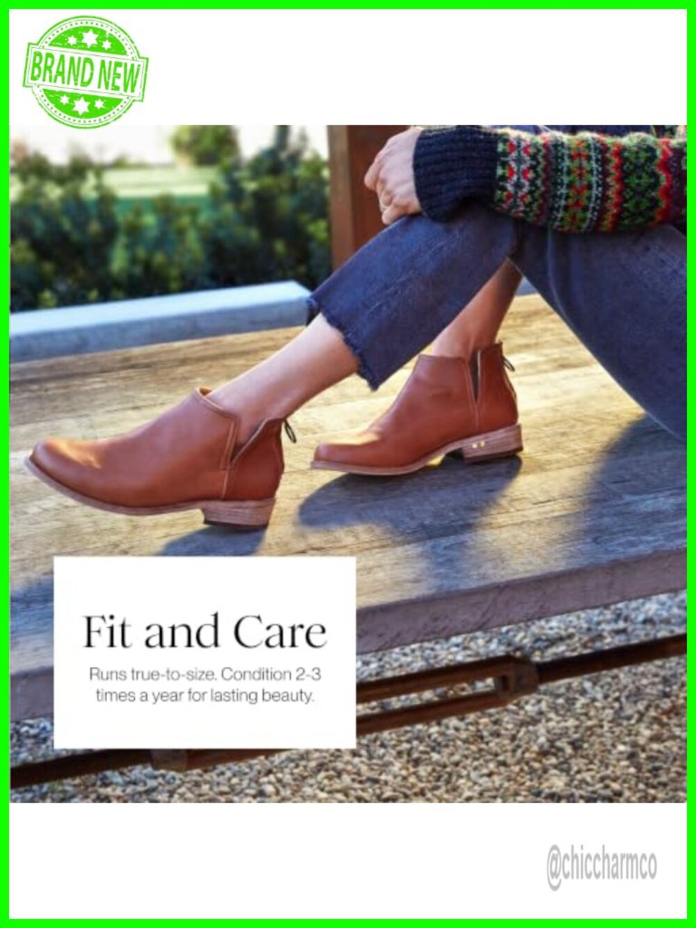 Leather Ankle Booties with Padded Insole Arch Support Back Zipper - Picture 4 of 5